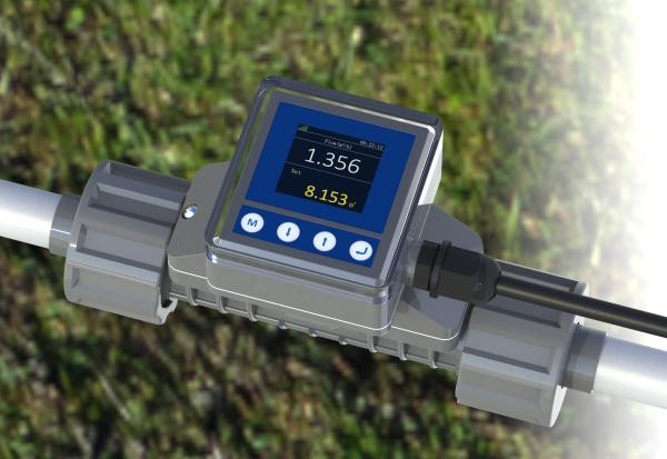 FL101 Durable Food and Beverage Ultrasonic Flow Meter with Full Straight Pipe Design and Double Union Connection for Operation