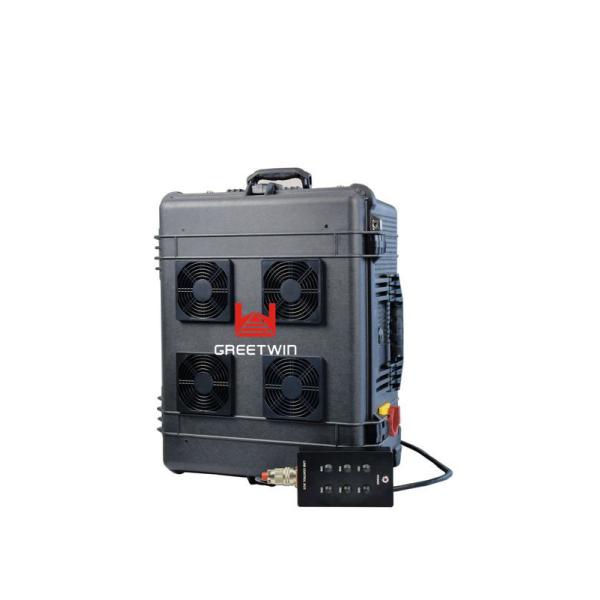 Long Range 2.4G 5.8G GPS Drone Signal Jammer , High Power Backpack Jammer