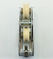 1.0mm Thick Aluminum Sliding Window Roller 608zz Bearing Nylon