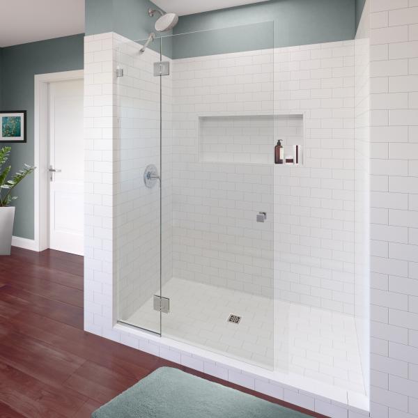 Стекло современной алюминиевой Frameless двери ливня оси двойное