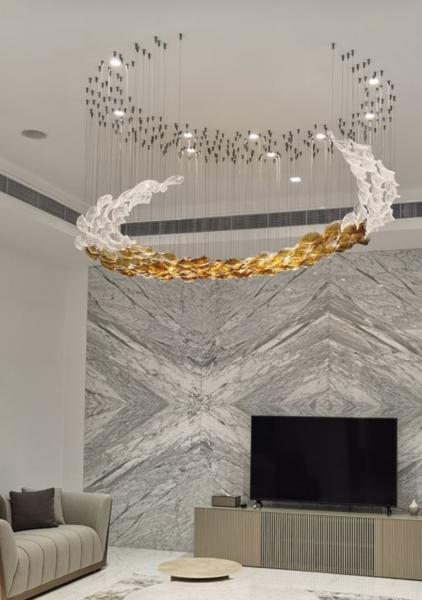 Modern Decorative Vintage Pendant Lamp Hotel Light Luxury Chandelier Light LED Pendant Light