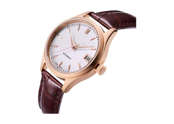 Automatic Stainless Steel Watch Three Hand Antique Custom 9015 Movt Sapphire Glass