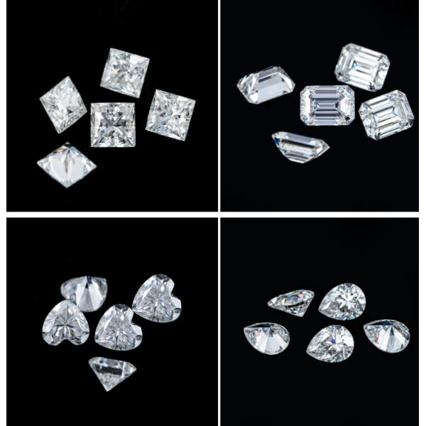 Wholesale Loose Moissanite Diamond GRA Stones D EF Color 1mm-8mm For Make Jewelry