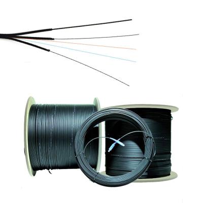 PVC G657A1 FRP 8 Core Single Mode Fiber Optic Drop Cable