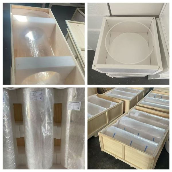 High Temperature Resistance 1100°C 99.99% SiO2 Purity Corrosion Resistant Quartz Flange Tube for Industrial Applications