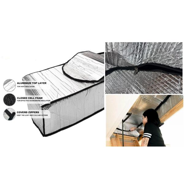 Attic Access Cover Door Insulation Blankets Aluminum Foil Silver Modern Aluminum
