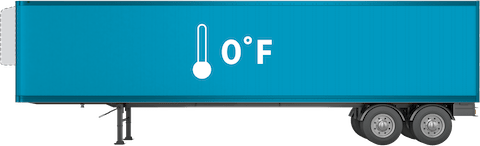 Алюминиевый композит сэндвич изоляционные стены 53FT Reefer грузовик полуприцеп