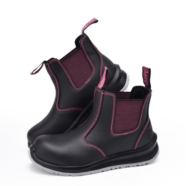 M-8025FM Safety Shoes Work Boots S3 SRC Leather Steel Toe Boots Womens