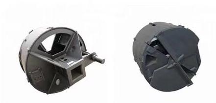 Iron Material Drilling Bucket 600-3000mm Cleaning Diameter Fitted With A Kelly Box