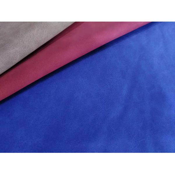 PU Nubuck Leather Synthetic Leather Fabric Imitation Cotton Bottom Shoes Bags Notebook Fabric Spot Wholesale