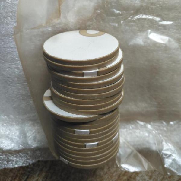 30x2MM Piezo Ceramic Plate For Ultrasonic Sensors / Vibration Equipment
