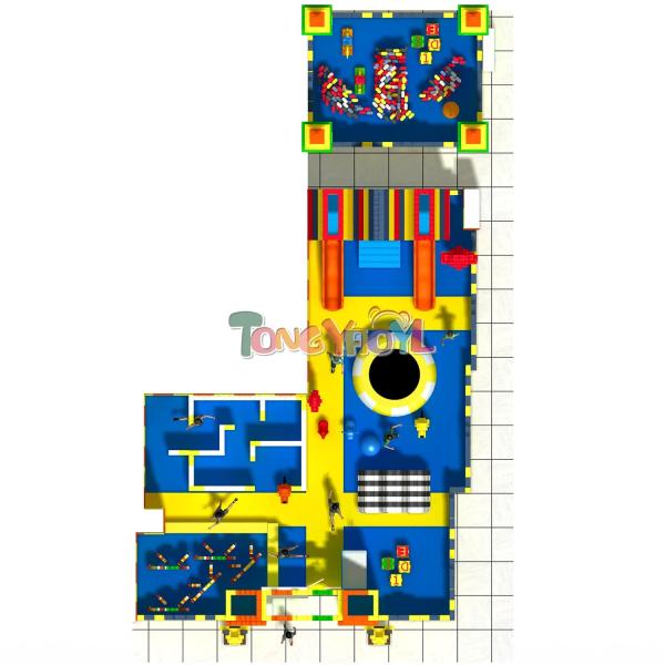 Brick Castle Indoor Playground  Safe And Exciting Equipment For Kids' Physical And Cognitive Growth