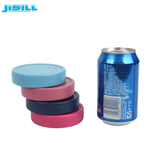 Vessie de glace adaptée aux besoins du client 100ml de cylindre de HDPE pour les boîtes de boisson de frigorification