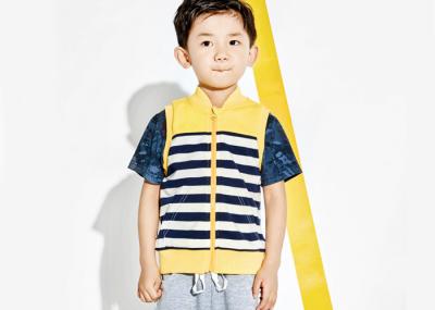 3 - 12 Year Old Boys Zip Up Hoodies , Trendy Kids Zipper Sweatshirts Kangroo Pocket