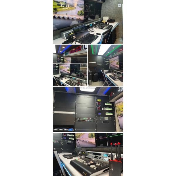 Customization OBV Outdoor Van for TV Station Broadcast Company Breaking News Broadcasting