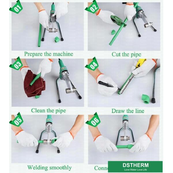 Lightweight Ppr Pipe Jointing Machine Red / Green Color Eco - Friendly