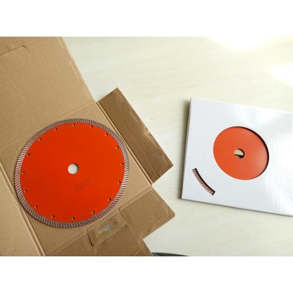 230mm Continues Turbo Diamond Saw Blade , Hot Press Concrete Cutting Saw