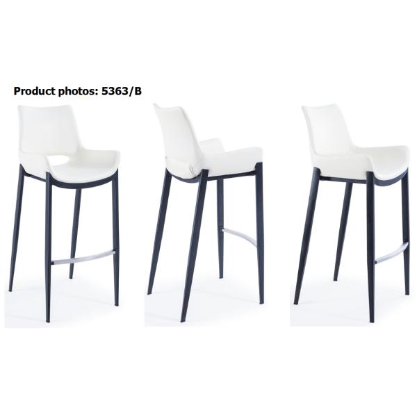 Indoor Furniture Soft PU 74CM Counter Height Bar Chair