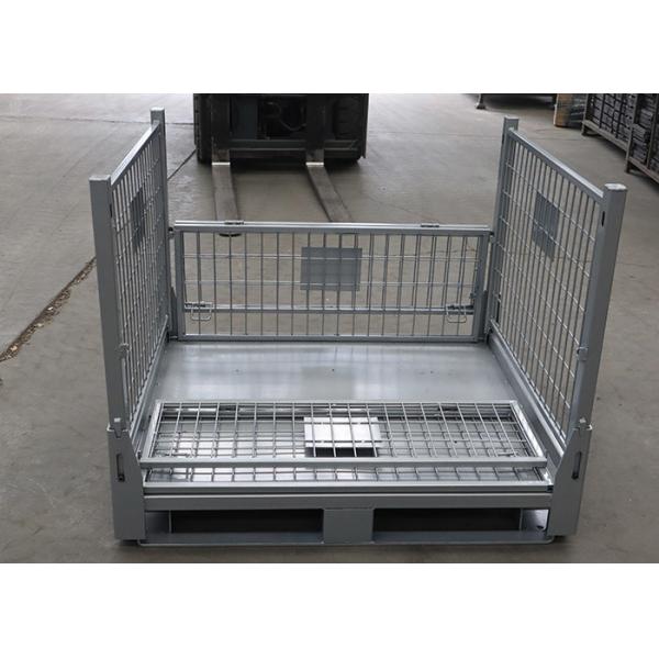 Foldable Transport Stillages Pallet Cage Industries 4 Way Entry 1200x1000