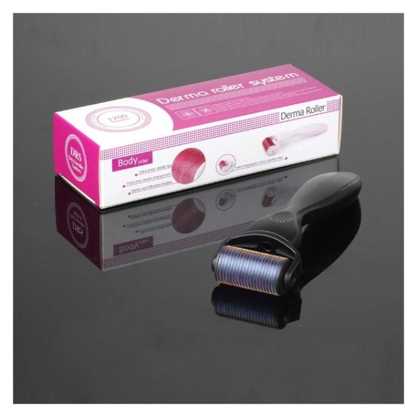 1200 Pins Titanium Needle Microneedle Derma Skin Roller for Head Target Area and More