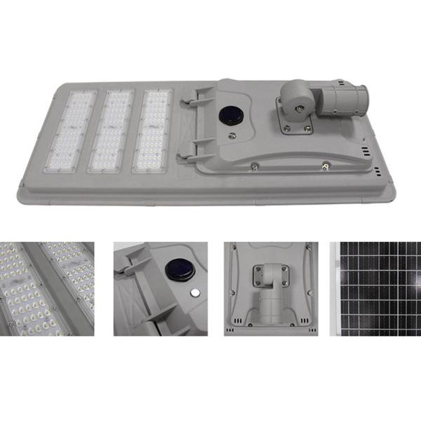 Upgraded IP65 Outdoor LED Solar Street Light 300W 400W 500W With Radar Sensor