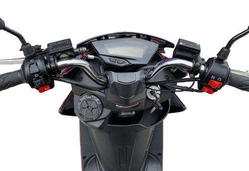 Самокат газа 50кк Трике хода дороги леса 4 русла реки