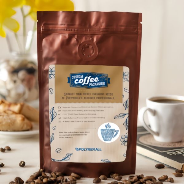 Matte Finish Coffee Packaging Pouch 250g 500g 8oz 1kg 2lb Coffee Bags
