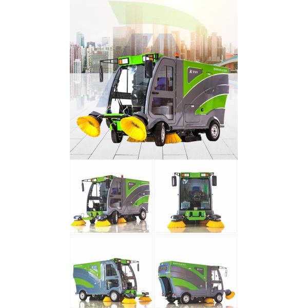 Cepillo Eco - limpieza rotatoria del barrendero de camino de la mezcla de los PP de la batería del empuje magnético amistoso de la hierba