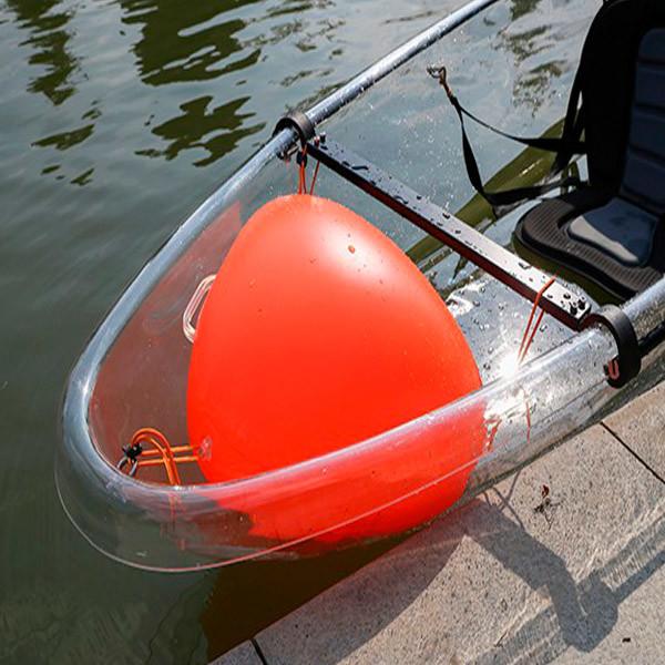 Tourism / Vacation Clear Bottom Paddle Board , Ocean Fishing Kayak With Outrigger