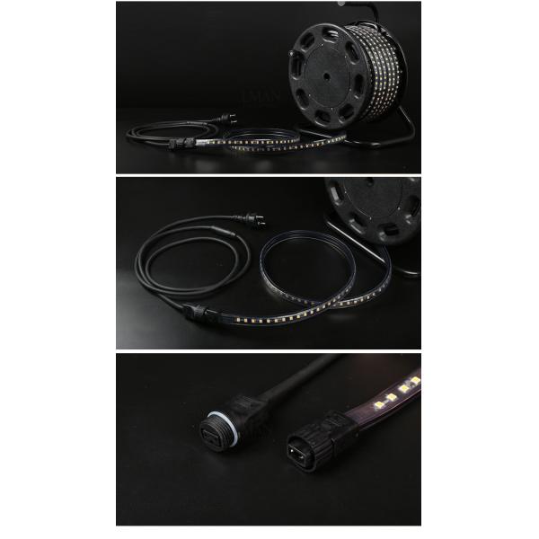 Venta al por mayor Largura personalizable para exteriores 5m 10m 20m SMD 2835 180leds/M IP67 Lámpara LED resistente al agua