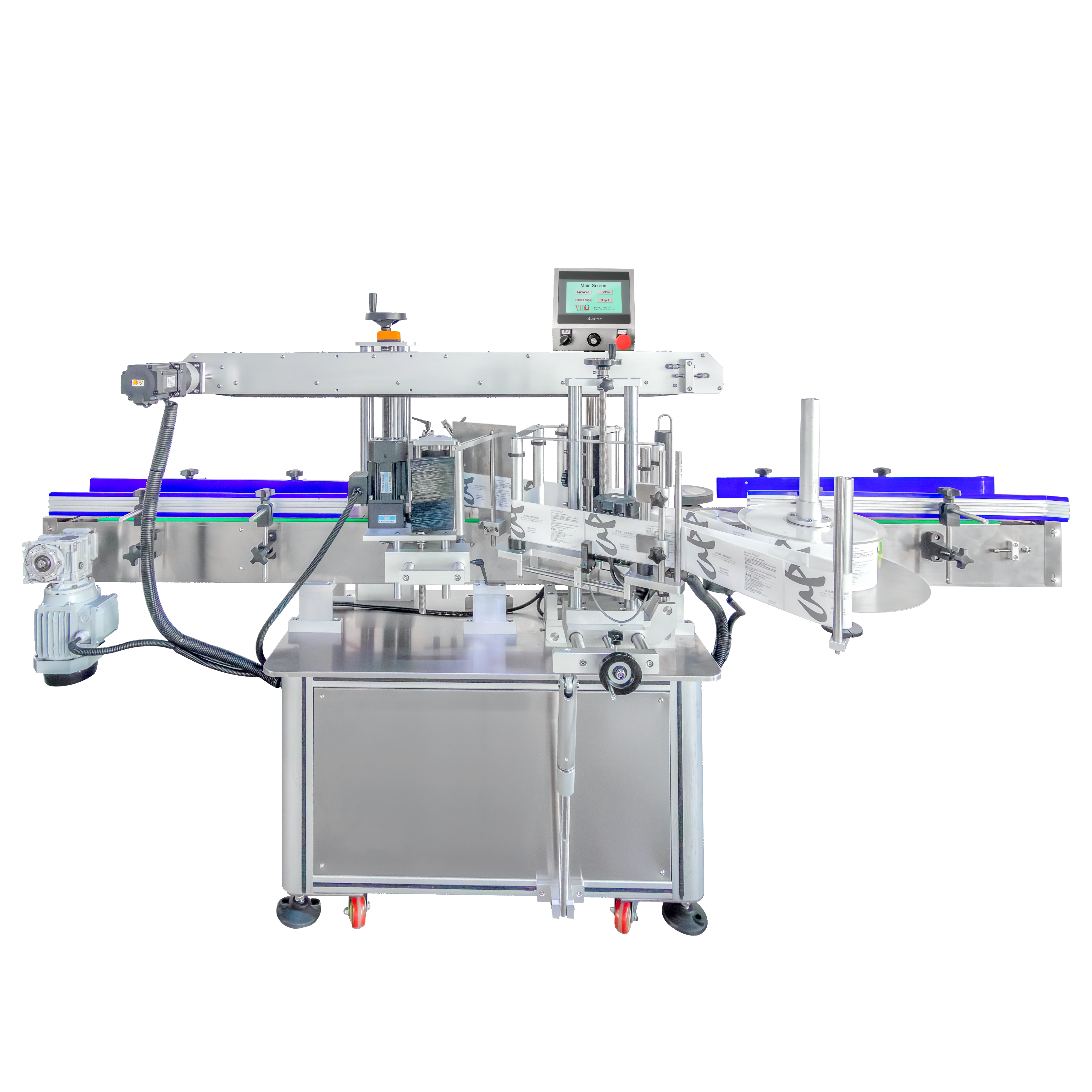 High Accuracy YM610 Automatic Flat Labeling Machine Glass and Plastic square Bottle Labeling Machine With OEM ODM Services