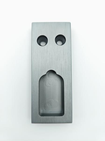 Custom Aluminium Profile Accessories Heavy Duty Clothing Hanging Oval Wardrobe Rod With Brackets