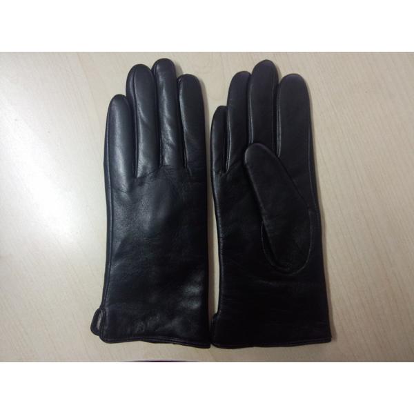 Plain Fashion Mens Soft Leather Gloves Keep Warm Lambskin Sheepskin OEM Design