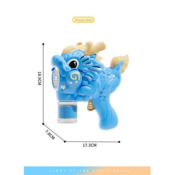 Light and Sound Musical Bubble Wand Durable Automatic Bubble Blower for Unisex Kids