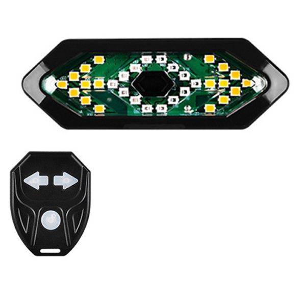 Remote Control Bicycle Tail Light 900mAh Rechargeable Bike Rear Light