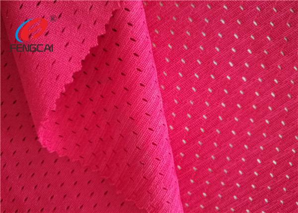 Rad Color 100% Polyester Dry Fit Mesh Material Fabric Breathable For T - Shirts