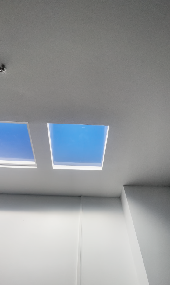 AC 100-240V LED Ceiling Panel Light Featuring App Remote Control Suitable for Schools Hospitals and Offices