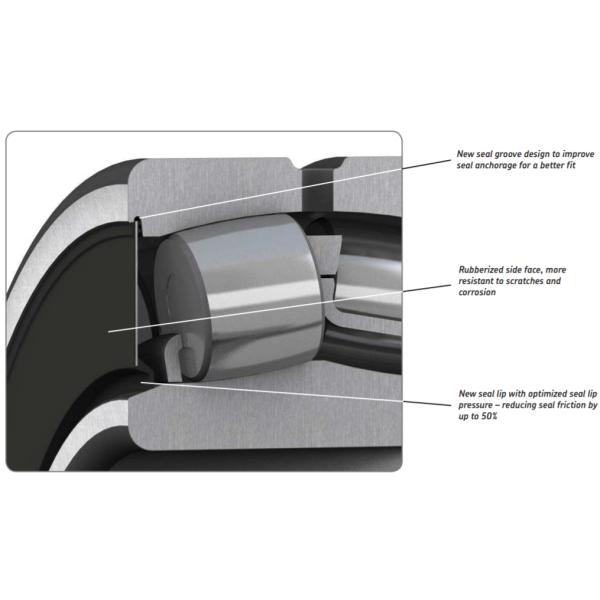 BS2-2210-2RS/VT143 Sealed Spherical Roller Bearings 50×90×28mm For Continuous Casting Machine