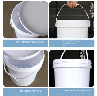 Multicolor Plastic Paint Bucket Pail 20L HDPE Use for Storage