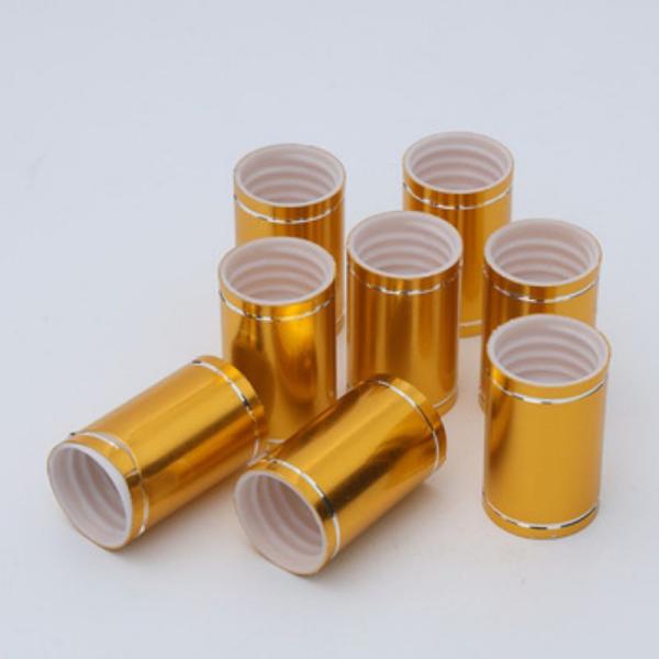 Tapones de vino de aluminio coloridos para el vino whisky tapas de botella de vidrio tapa de botella