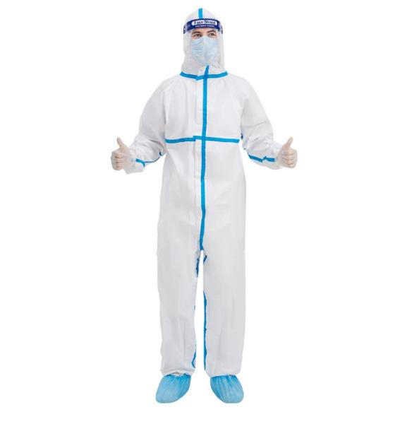 hospital Disposable Protective Coverall High Breathability