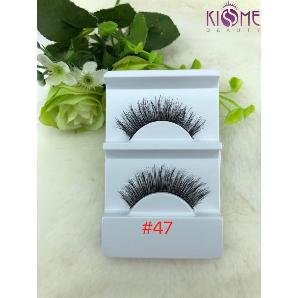 100 Real Human Hair Strip Lashes Soft Real Human Hair False Eyelashes