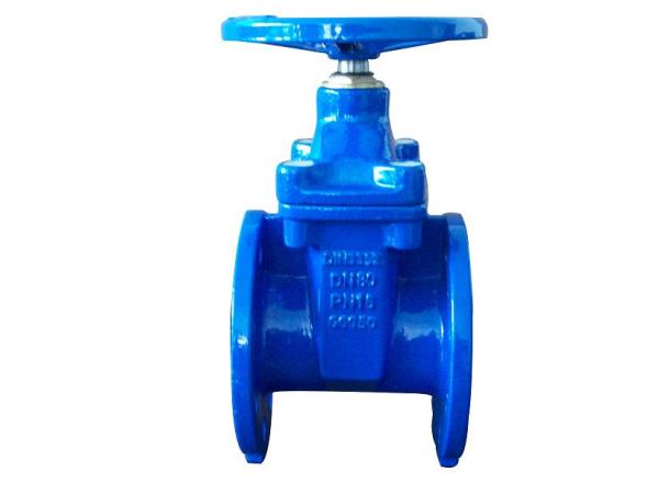 (DIN) Cast Iron Resilient Gate Valve nor-rising stem