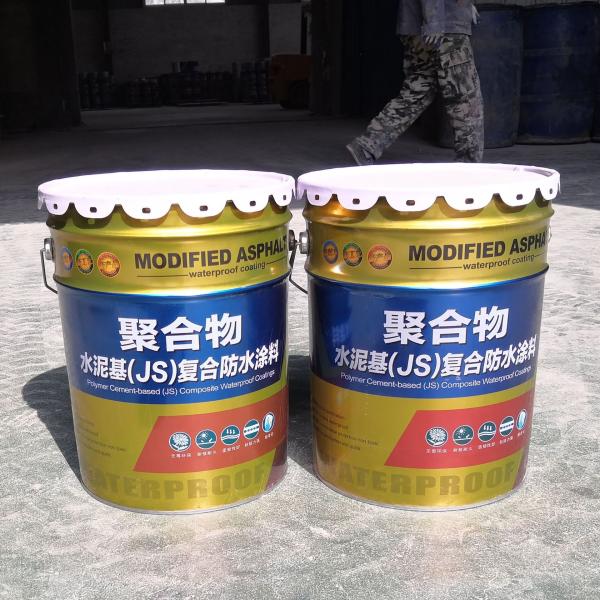 Industrial Acrylic Modified Cementitious Waterproofing JS Waterproof Coating With Strong Adhesion Chemical Resistance