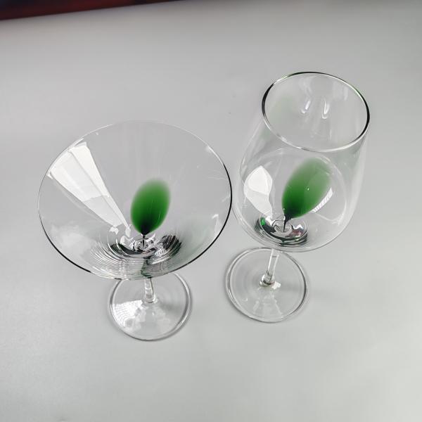 530ml Volume Customized Handblow Clear Red Wine Glass Martini Glass Suitable for Party Durable Stylish Sample Within 7 Days