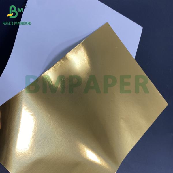 70g Metallized Beer Label Paper Aluminum Coated 1 Side White Back