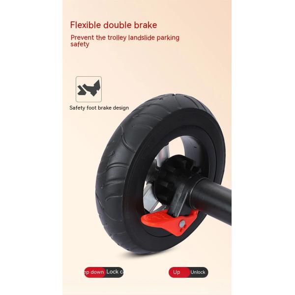 2-6 лет Дети трехколесный велосипед Двухместный трехколесный велосипед с легкой музыкой