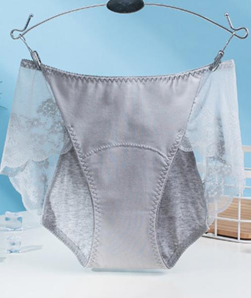 Women Safety Lace Menstrual Female Physiological Underwear Three-Layer Seamless Protective Physiological Pants