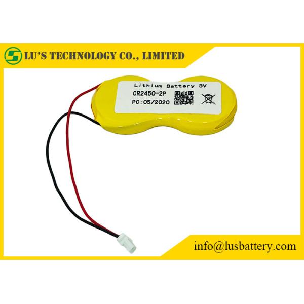 Батарея лития 1200mah IMOS 2P CR2450 3V с 51021 e 35mm для Signage цифров