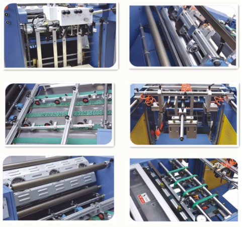 Automatic Spot UV Varnish Coating And Glazing Machine For Paperboard